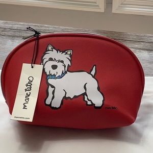 Cute Westie make-up zipper bag